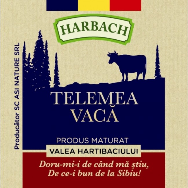 Telemea de vaca 1kg, Harbach