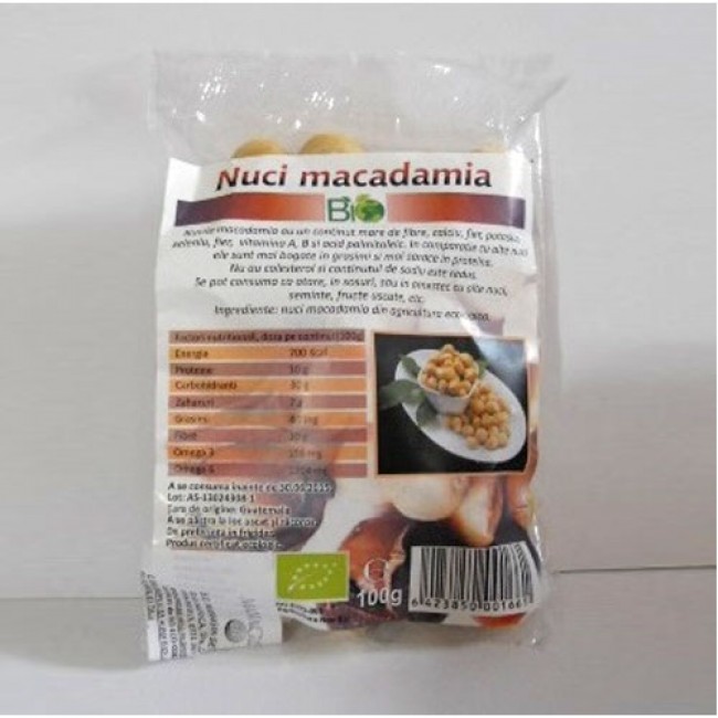 Nuci macadamia ecologice  