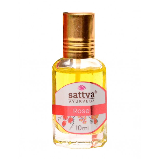 Ulei de parfum Trandafir,10ml – Sattva Ayurveda