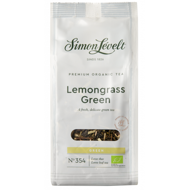 Ceai verde ecologic cu Lemongrass 90g, Simon Levelt