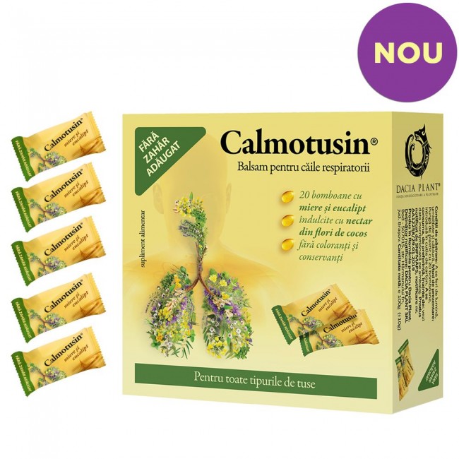 Calmotusin - dropsuri terapeutice cu miere si eucalipt