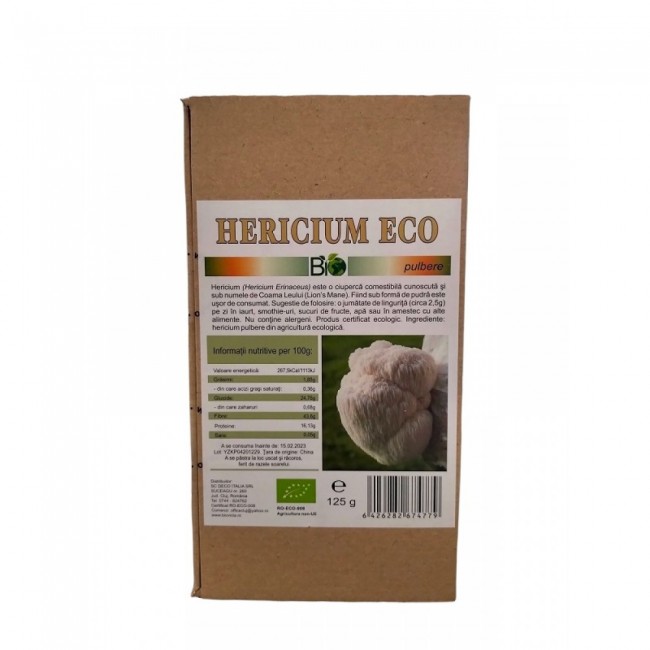 Pulbere Hericium (Hericium Erinaceus) eco