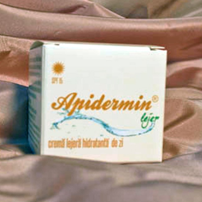 Apidermin Leger - Crema lejera hidratanta de zi cu laptisor de matca