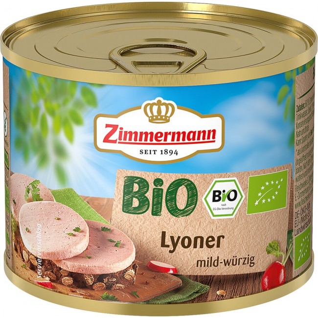 Conserva de carne bio Lyoner, Zimmermann